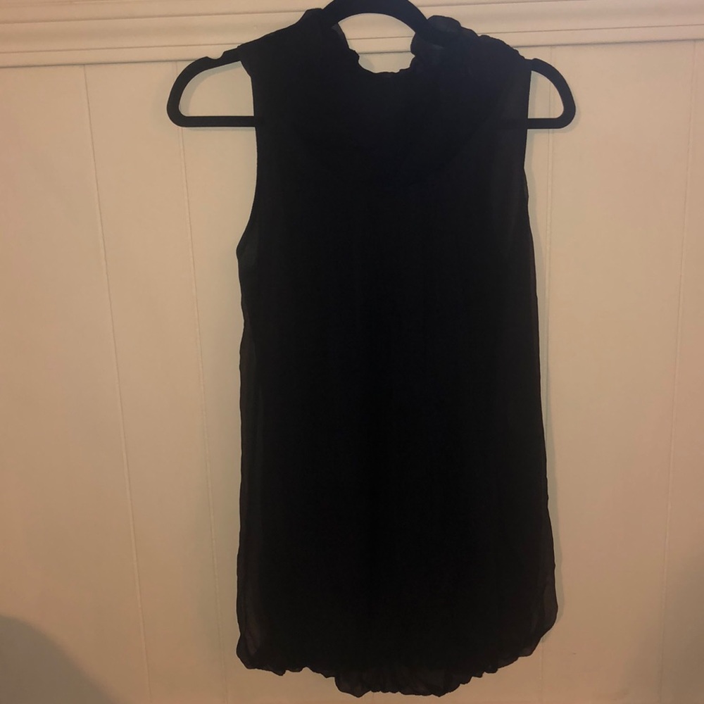 Black mini dress